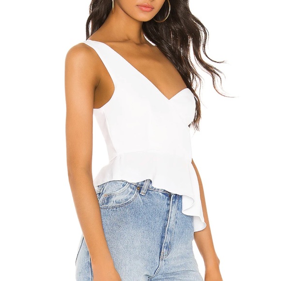 Superdown Karlie One Shoulder Top size XS - Picture 2 of 9